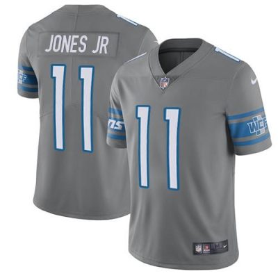 Nike Detroit Lions #11 Marvin Jones Jr Gray Stitched NFL Limited Rush Jersey