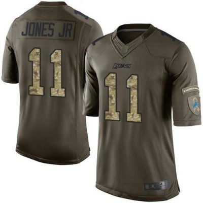 Nike Detroit Lions #11 Marvin Jones Jr Green Stitched NFL Limited 2015 Salute to Service Jersey