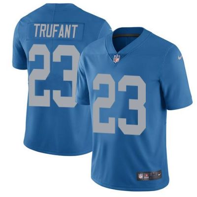 Nike Detroit Lions #23 Desmond Trufant Blue Throwback Stitched NFL Vapor Untouchable Limited Jersey