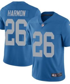 Nike Detroit Lions #26 Duron Harmon Blue Throwback Stitched NFL Vapor Untouchable Limited Jersey
