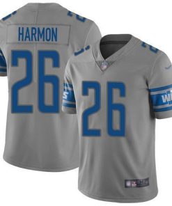 Nike Detroit Lions #26 Duron Harmon Gray Stitched NFL Limited Inverted Legend Jersey