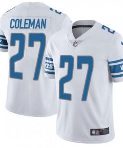 Nike Detroit Lions #27 Justin Coleman White Stitched NFL Vapor Untouchable Limited Jersey