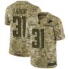 Nike Detroit Lions #31 Teez Tabor Camo Stitched NFL Limited 2018 Salute To Service Jersey
