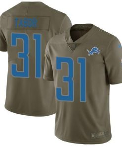 Nike Detroit Lions #31 Teez Tabor Olive Stitched NFL Limited 2017 Salute to Service Jersey
