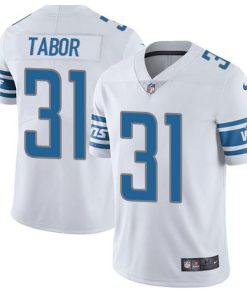 Nike Detroit Lions #31 Teez Tabor White Stitched NFL Vapor Untouchable Limited Jersey