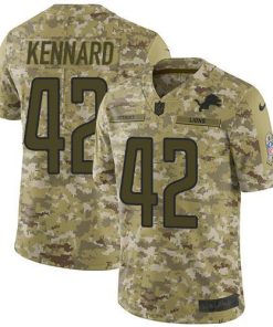 Nike Detroit Lions #42 Devon Kennard Camo Stitched NFL Limited 2018 Salute To Service Jersey