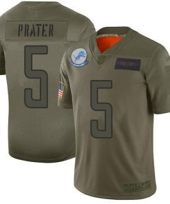 Nike Detroit Lions #5 Matt Prater Camo Stitched NFL Limited 2019 Salute To Service Jersey