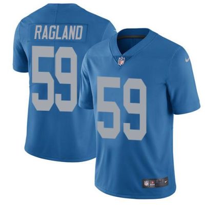 Nike Detroit Lions #59 Reggie Ragland Blue Throwback Stitched NFL Vapor Untouchable Limited Jersey
