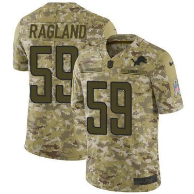 Nike Detroit Lions #59 Reggie Ragland Camo Stitched NFL Limited 2018 Salute To Service Jersey