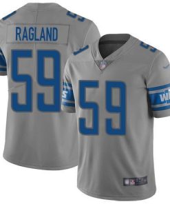 Nike Detroit Lions #59 Reggie Ragland Gray Stitched NFL Limited Inverted Legend Jersey