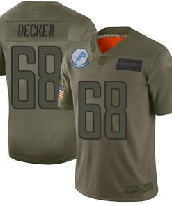 Nike Detroit Lions #68 Taylor Decker Camo Stitched NFL Limited 2019 Salute To Service Jersey