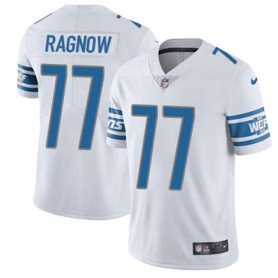 Nike Detroit Lions #77 Frank Ragnow White Stitched NFL Vapor Untouchable Limited Jersey
