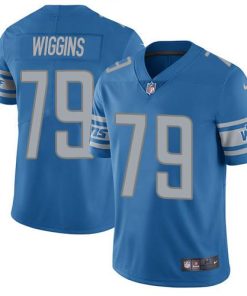 Nike Detroit Lions #79 Kenny Wiggins Blue Team Color Stitched NFL Vapor Untouchable Limited Jersey