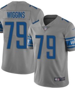 Nike Detroit Lions #79 Kenny Wiggins Gray Stitched NFL Limited Inverted Legend Jersey