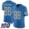 Nike Detroit Lions #88 T.J. Hockenson Blue Team Color Stitched NFL 100th Season Vapor Limited Jersey