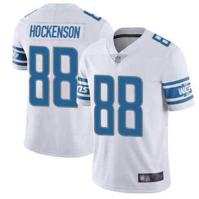 Nike Detroit Lions #88 T.J. Hockenson White Stitched NFL Vapor Untouchable Limited Jersey