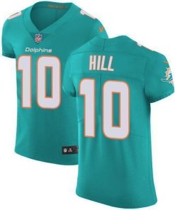 Nike Dolphins #10 Tyreek Hill Aqua Green Team Color Stitched NFL Vapor Untouchable Elite Jersey
