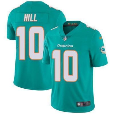 Nike Dolphins #10 Tyreek Hill Aqua Green Team Color Stitched NFL Vapor Untouchable Limited Jersey
