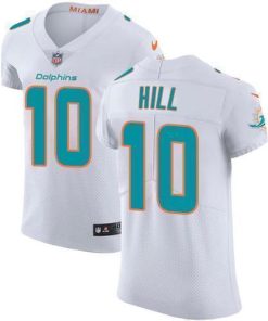 Nike Dolphins #10 Tyreek Hill White Stitched NFL Vapor Untouchable Elite Jersey