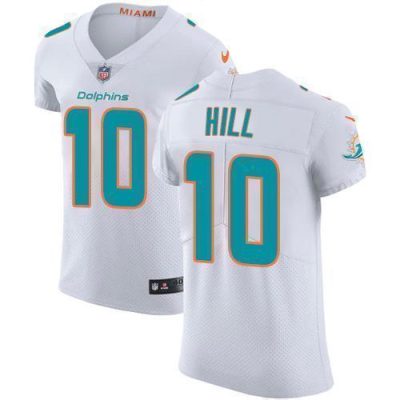 Nike Dolphins #10 Tyreek Hill White Stitched NFL Vapor Untouchable Elite Jersey
