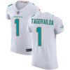 Nike Dolphins #1 Tua Tagovailoa White Stitched NFL New Elite Jersey