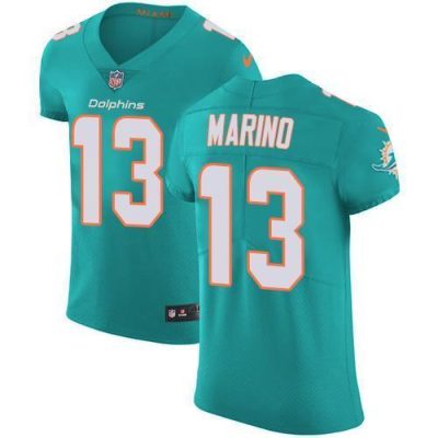 Nike Dolphins #13 Dan Marino Aqua Green Team Color Stitched NFL Vapor Untouchable Elite Jersey
