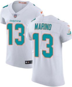 Nike Dolphins #13 Dan Marino White Stitched NFL Vapor Untouchable Elite Jersey