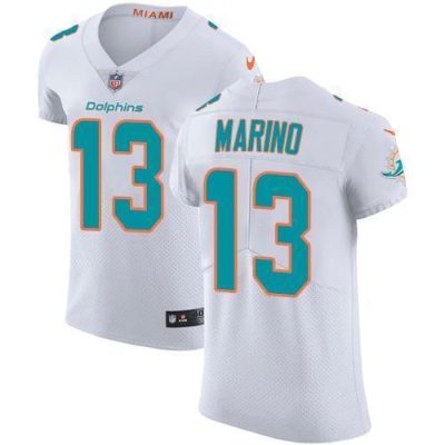 Nike Dolphins #13 Dan Marino White Stitched NFL Vapor Untouchable Elite Jersey
