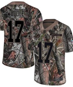 Nike Dolphins #17 Jaylen Waddle Camo Stitched NFL Limited Rush Realtree Jersey