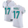 Nike Dolphins #17 Jaylen Waddle White Stitched NFL Vapor Untouchable Elite Jersey