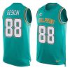 Nike Dolphins #88 Mike Gesicki Aqua Green Team Color Stitched NFL Limited Tank Top Jersey