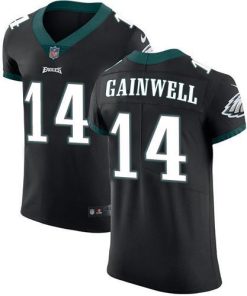 Philadelphia Eagles #14 Kenneth Gainwell Black Alternate Stitched NFL New Elite Jersey