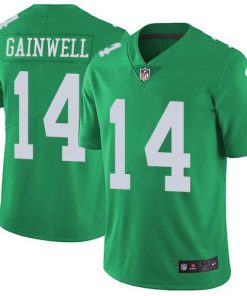 Philadelphia Eagles #14 Kenneth Gainwell Green Stitched NFL Limited Rush Jersey