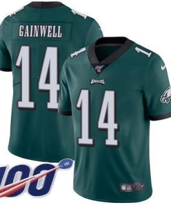 Philadelphia Eagles #14 Kenneth Gainwell Green Team Color Stitched NFL 100th Season Vapor Untouchable Limited Jersey