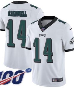Philadelphia Eagles #14 Kenneth Gainwell White Stitched NFL 100th Season Vapor Untouchable Limited Jersey