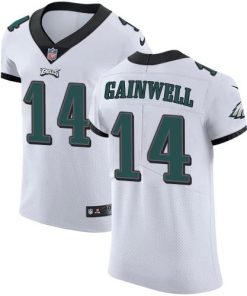 Philadelphia Eagles #14 Kenneth Gainwell White Stitched NFL New Elite Jersey