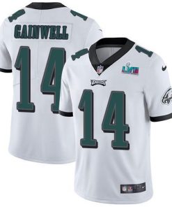 Philadelphia Eagles #14 Kenneth Gainwell White Super Bowl LVII Patch Stitched NFL Vapor Untouchable Limited Jersey