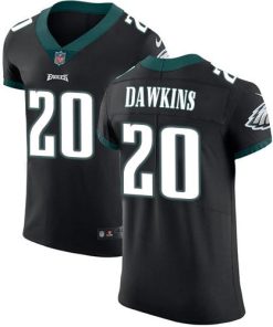 Philadelphia Eagles #20 Brian Dawkins Black Alternate Stitched NFL Vapor Untouchable Elite Jersey
