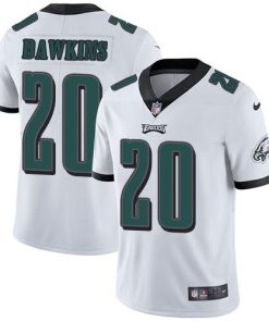 Philadelphia Eagles #20 Brian Dawkins White Stitched NFL Vapor Untouchable Limited Jersey