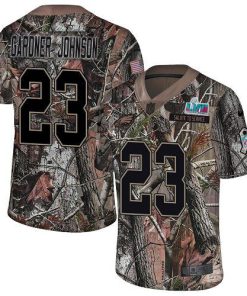 Philadelphia Eagles #23 C.J. Gardner-Johnson Camo Super Bowl LVII Patch Stitched NFL Limited Rush Realtree Jersey
