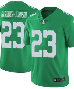 Philadelphia Eagles #23 C.J. Gardner-Johnson Green Stitched NFL Limited Rush Jersey