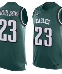 Philadelphia Eagles #23 C.J. Gardner-Johnson Green Team Color Stitched NFL Limited Tank Top Jersey