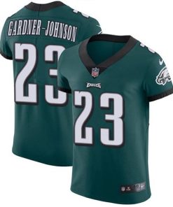 Philadelphia Eagles #23 C.J. Gardner-Johnson Green Team Color Stitched NFL Vapor Untouchable Elite Jersey