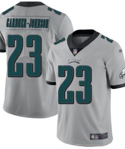 Philadelphia Eagles #23 C.J. Gardner-Johnson Silver Stitched NFL Limited Inverted Legend Jersey