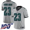 Philadelphia Eagles #23 C.J. Gardner-Johnson Silver Stitched NFL Limited Inverted Legend 100th Season Jersey
