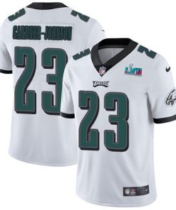 Philadelphia Eagles #23 C.J. Gardner-Johnson White Super Bowl LVII Patch Stitched NFL Vapor Untouchable Limited Jersey