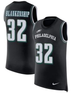 Philadelphia Eagles #32 Reed Blankenship Black Alternate Stitched NFL Limited Rush Tank Top Jersey