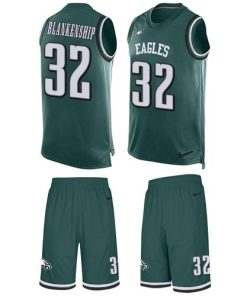 Philadelphia Eagles #32 Reed Blankenship Green Team Color Stitched NFL Limited Tank Top Suit Jersey