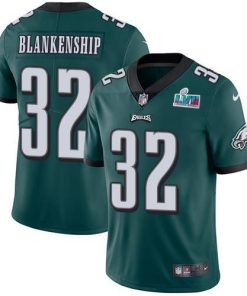 Philadelphia Eagles #32 Reed Blankenship Green Team Color Super Bowl LVII Patch Stitched NFL Vapor Untouchable Limited Jersey