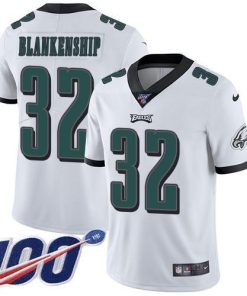 Philadelphia Eagles #32 Reed Blankenship White Stitched NFL 100th Season Vapor Untouchable Limited Jersey